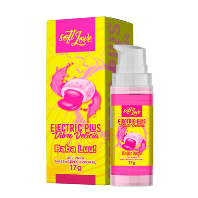 Foto 3 do produto Gel Estimulante com Efeito Eletrizante e Sabor - Soft Love Eletric Plus Vibro Delícia | 17g | Disponível em 4 Sabores