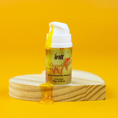 Gel Estimulante com Efeito de Vibração, Pulsação e Aquecimento - Intt Vibration! Honey | 16g