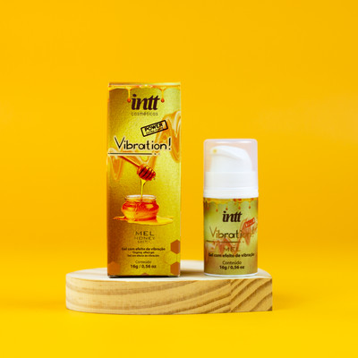 Gel Estimulante com Efeito de Vibração, Pulsação e Aquecimento - Intt Vibration! Honey | 16g