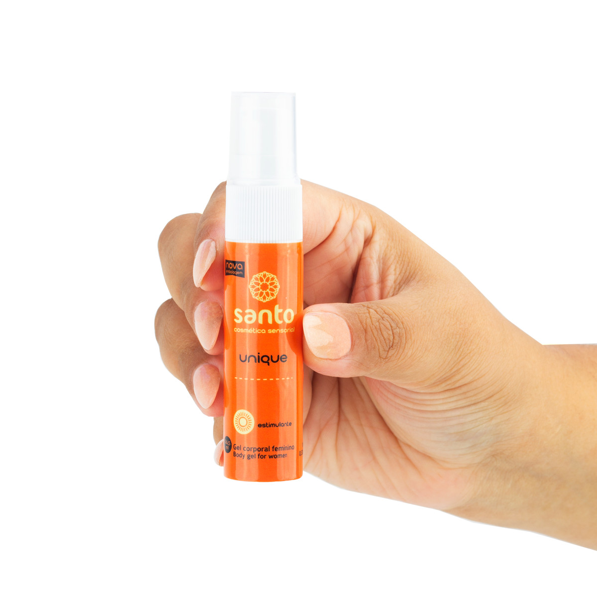 Gel Estimulante Feminino com Efeito Quente, Frio e Adstringente - Santo Cosmético Sensorial Unique | 15 ml - 4