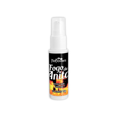 Gel Estimulante Feminino com Sensações de Aquecimento e Vibração - Hot Flowers Fogo de Anita | 15 g