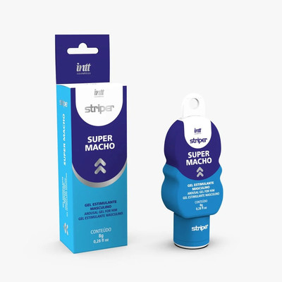 Gel Estimulante Masculino com Efeito Potencializador - Intt Cosméticos Striper Super Macho | 8g