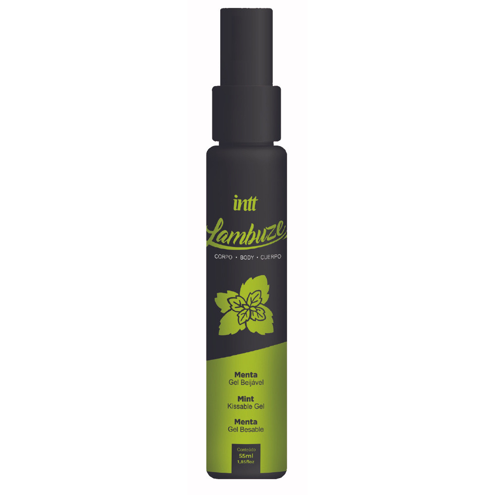 Gel Excitante Beijável Lubrificante com Leve Efeito de Aquecimento - Intt Lambuze - 55 ml | Disponível em 5 Sabores - 2