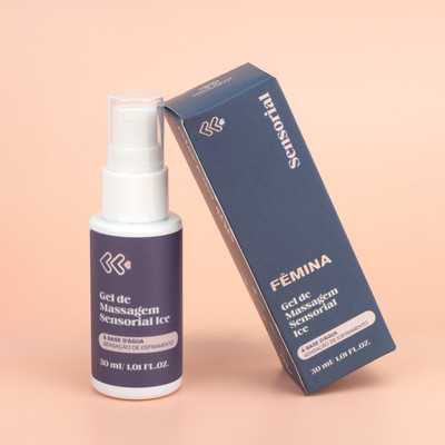 Gel Excitante Feminino com Extrato de Folha de Hortelã-Pimenta e Sensação de Esfriamento - Exclusiva Fêmina | 30ml