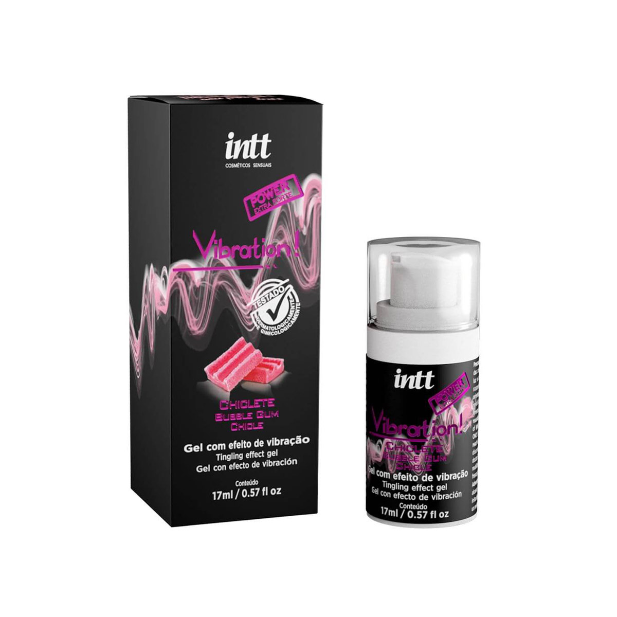 Gel Excitante Unissex com Efeito de Vibração - Intt Vibration! | 17ml | Disponível em 13 Sabores - 7