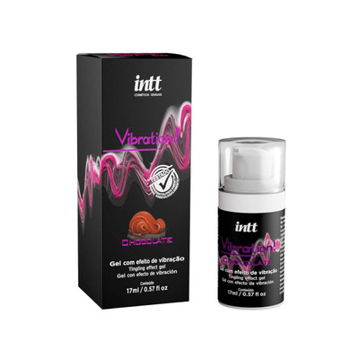 Gel Excitante Unissex com Efeito de Vibração - Intt Vibration! | 17ml | Sabor: Chocolate