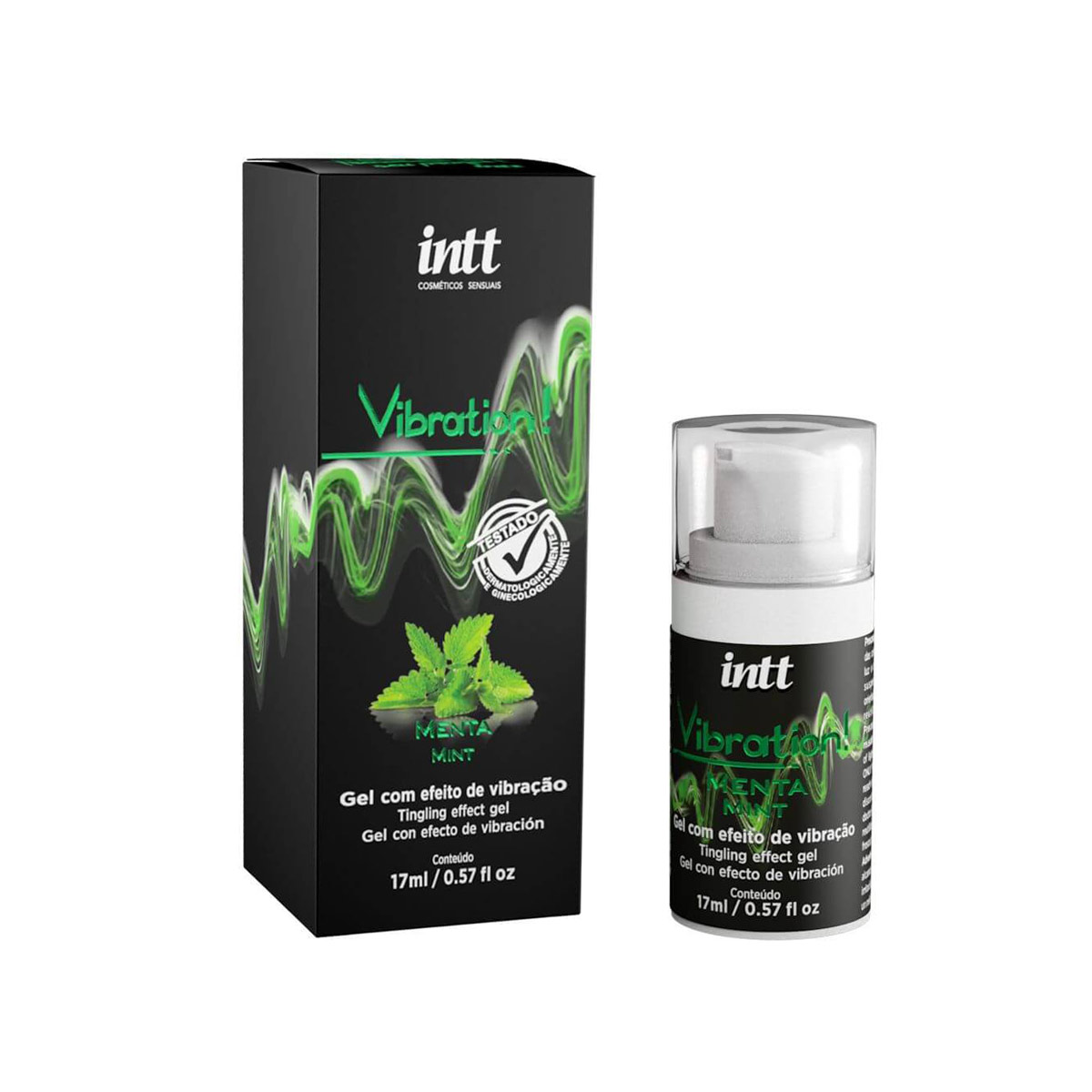 Gel Excitante Unissex com Efeito de Vibração - Intt Vibration! | 17ml | Disponível em 13 Sabores - 13