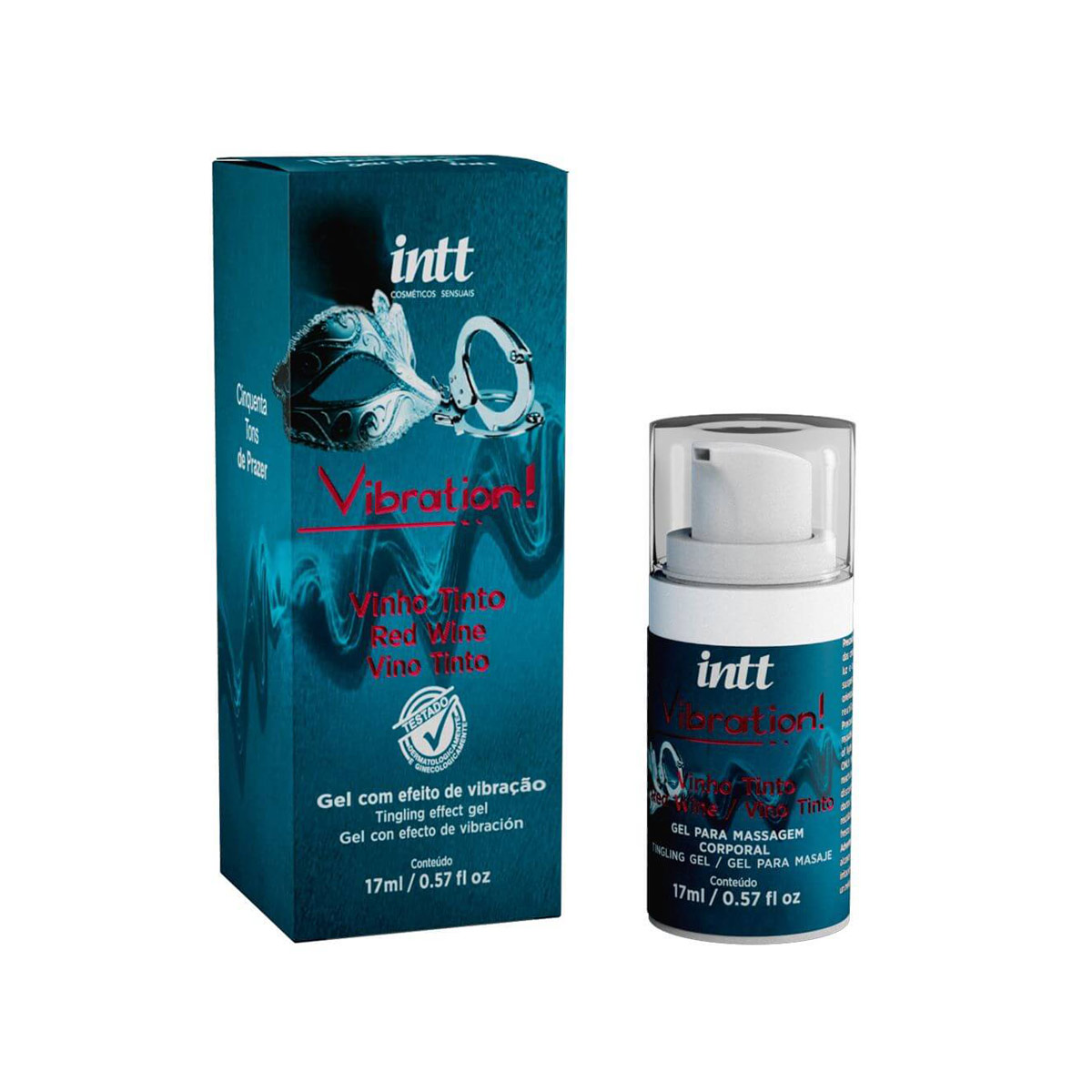 Gel Excitante Unissex com Efeito de Vibração - Intt Vibration! | 17ml | Disponível em 13 Sabores - 25