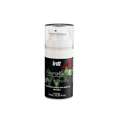 Gel Excitante Unissex com Efeito de Vibração - Intt Vibration! | 17ml | Sabor: Gin Tônica