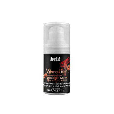 Gel Excitante Unissex com Efeito de Vibração - Intt Vibration! - 17ml | Sabor: Doce de Leite