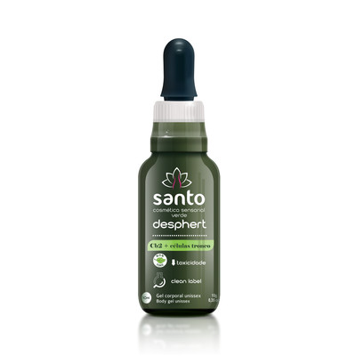 Gel Excitante Unissex com Extratos Naturais, CB2 e Células Tronco - Santo Cosmético Desphert | 10 ml