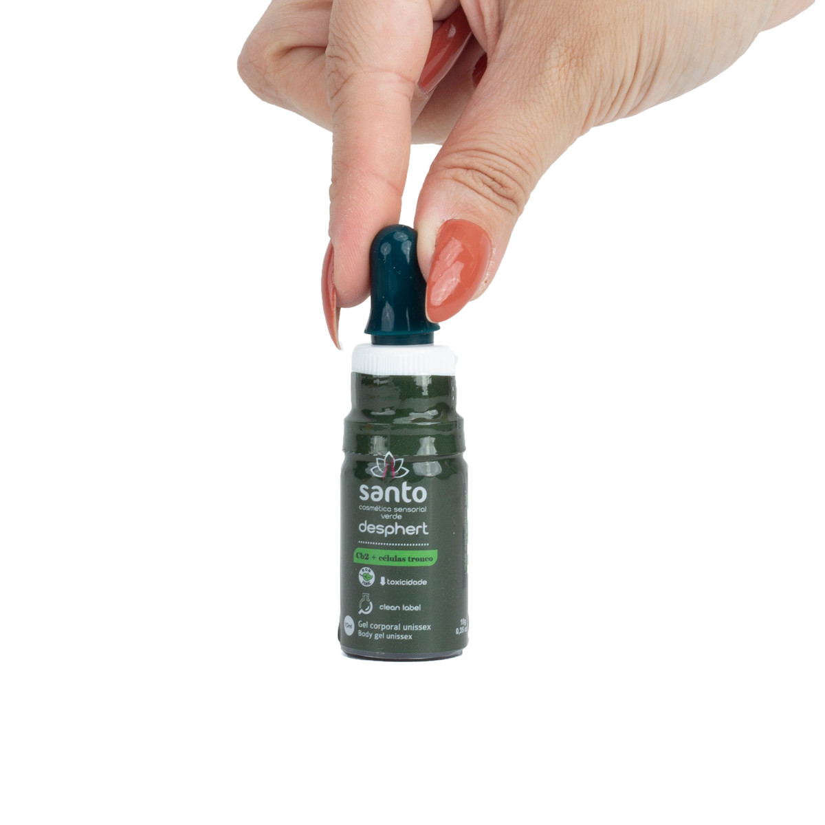 Gel Excitante Unissex com Extratos Naturais, CB2 e Células Tronco - Santo Cosméticos Desphert | 10 ml - 4