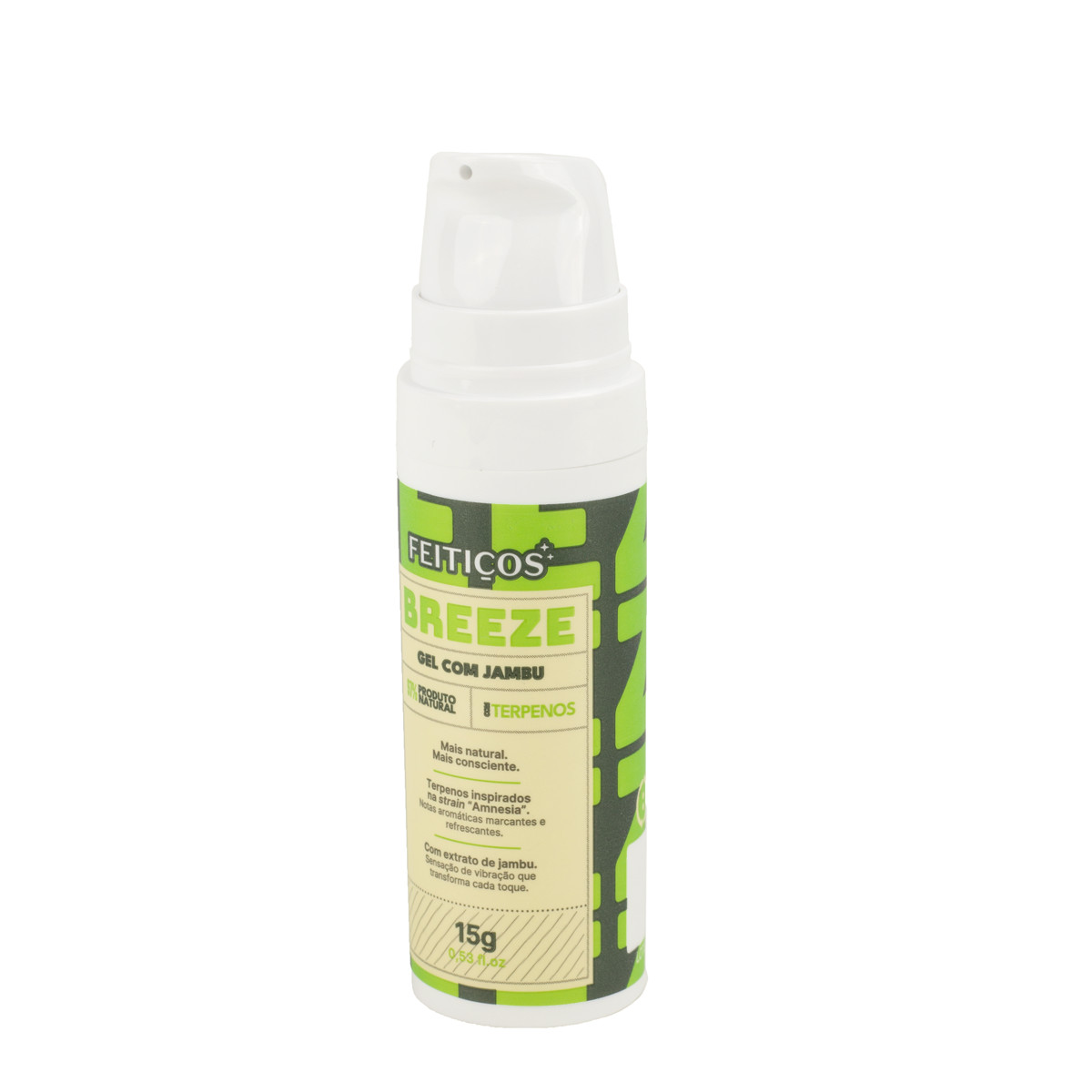 Gel Excitante Vibratório com Jambu e Terpenos - Feitiços Aromáticos Breeze | 15g - 4