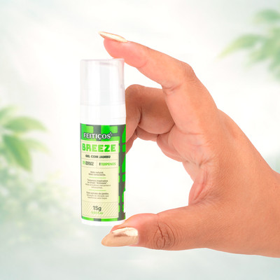 Gel Excitante Vibratório com Jambu e Terpenos - Feitiços Aromáticos Breeze | 15g