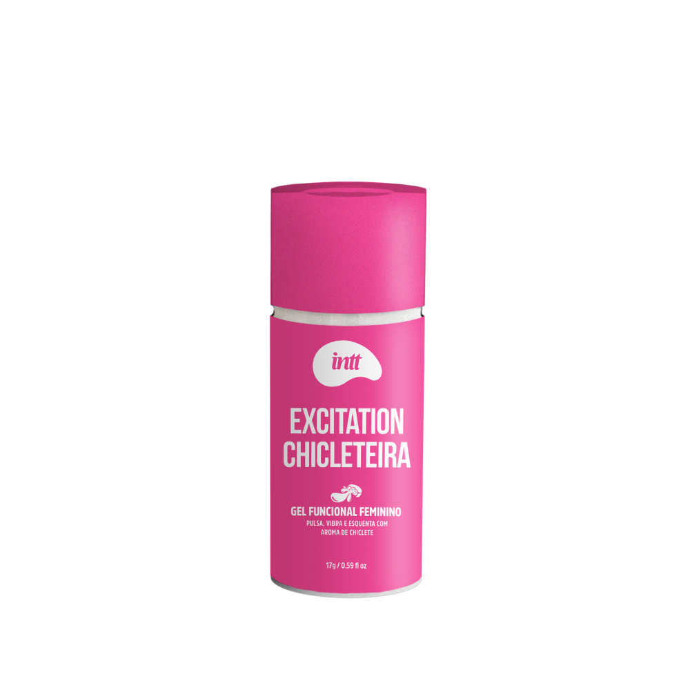 Gel Funcional Feminino com Efeito de Vibração, Aquecimento e Aroma de Chiclete - Intt Excitation Chicleteira | 17g - 2