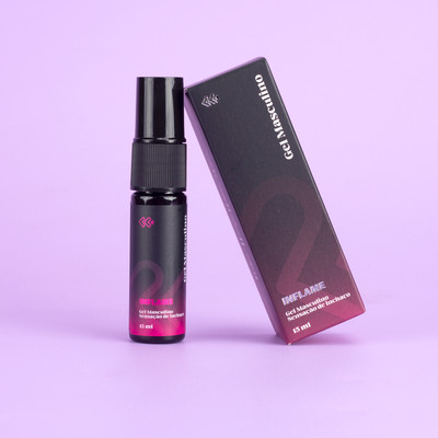 Gel Intensificador de Ereção e Efeito de Aquecimento - Exclusiva Inflame | 15ml