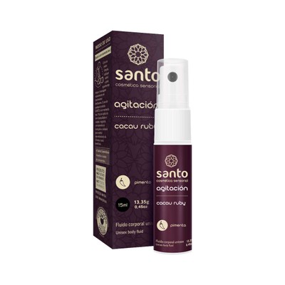Foto 2 do produto Gel Líquido Beijável com Função Vasodilatadora - Santo Cosméticos Sensorial Agitación | 15 ml | Disponível em 3 Sabores