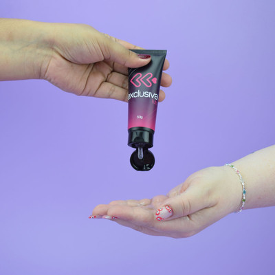 Foto 2 do produto Gel Lubrificante à Base d'Água Beijável - Exclusiva Lub | 50g