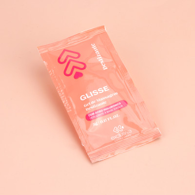 Gel Lubrificante à Base d'Água Neutro com Ácido Hialurônico em Sachê - Exclusiva Glisse | 5g
