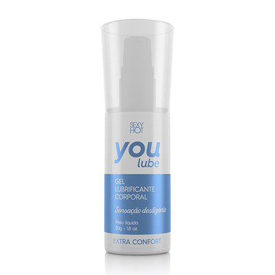 Foto 1 do produto Gel Lubrificante à Base de Silicone com Efeito Extra Confort - Sexy Hot YouLube | 50g