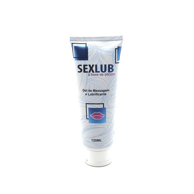 Gel de Massagem e Lubrificante À Base de Silicone - SexLub | 120 ml