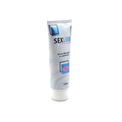 Gel de Massagem e Lubrificante À Base de Silicone - SexLub | 120 ml