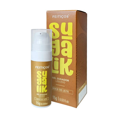 Foto 3 do produto Gel Sugador Líquido com Sensação de Pulsação e Refrescância - Feitiços Aromáticos Sugalik | 15g | Disponível em 3 Sabores