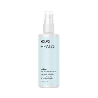 Gel Lubrificante Corporal a Base de Água com Ácido Hialurônico - HYALO AQUA | 120ml