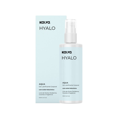 Gel Lubrificante Corporal a Base de Água com Ácido Hialurônico - HYALO AQUA | 120ml