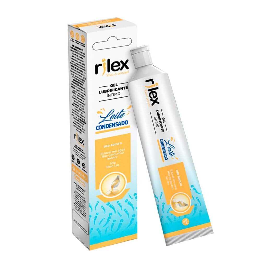 Gel Lubrificante Íntimo a Base de Água - Rilex | 50 Gramas | Disponível em 4 Sabores - 2
