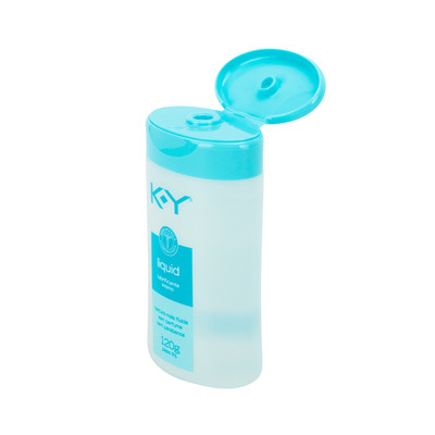 Gel Lubrificante Íntimo à Base D'Água com Textura Fluida e Sem Perfume - K-Y Liquid | 120g