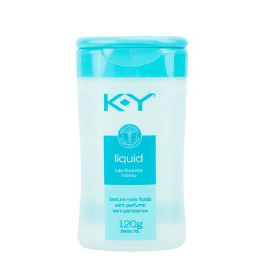 Foto 2 do produto Gel Lubrificante Íntimo à Base D'Água com Textura Fluida e Sem Perfume - K-Y Liquid | 120g