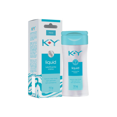 Gel Lubrificante Íntimo a Base d'Água com Textura Fluida e Sem Perfume - K-Y Liquid | 50g
