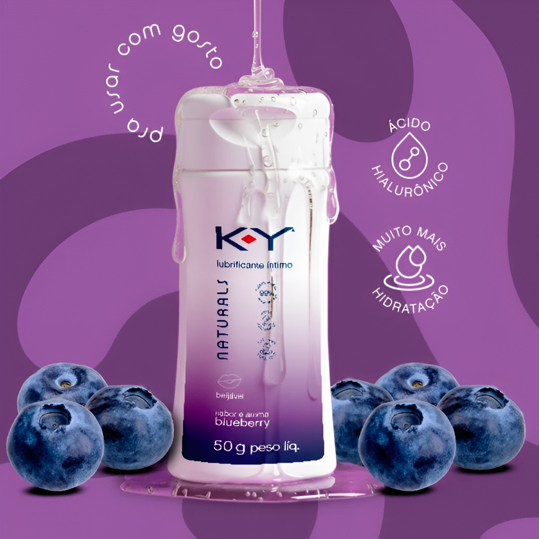 Gel Lubrificante Íntimo Beijável com Ácido Hialurônico - K-Y Naturals | 50g | Disponível em 4 Sabores - 7