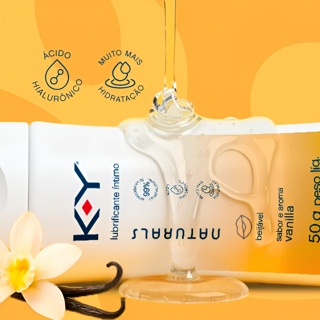 Gel Lubrificante Íntimo Beijável com Ácido Hialurônico - K-Y Naturals | 50g | Disponível em 4 Sabores - 19