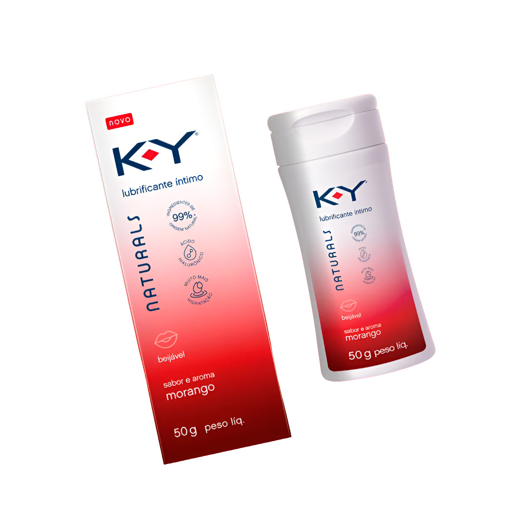 Gel Lubrificante Íntimo Beijável com Ácido Hialurônico - K-Y Naturals | 50g | Disponível em 4 Sabores - 3