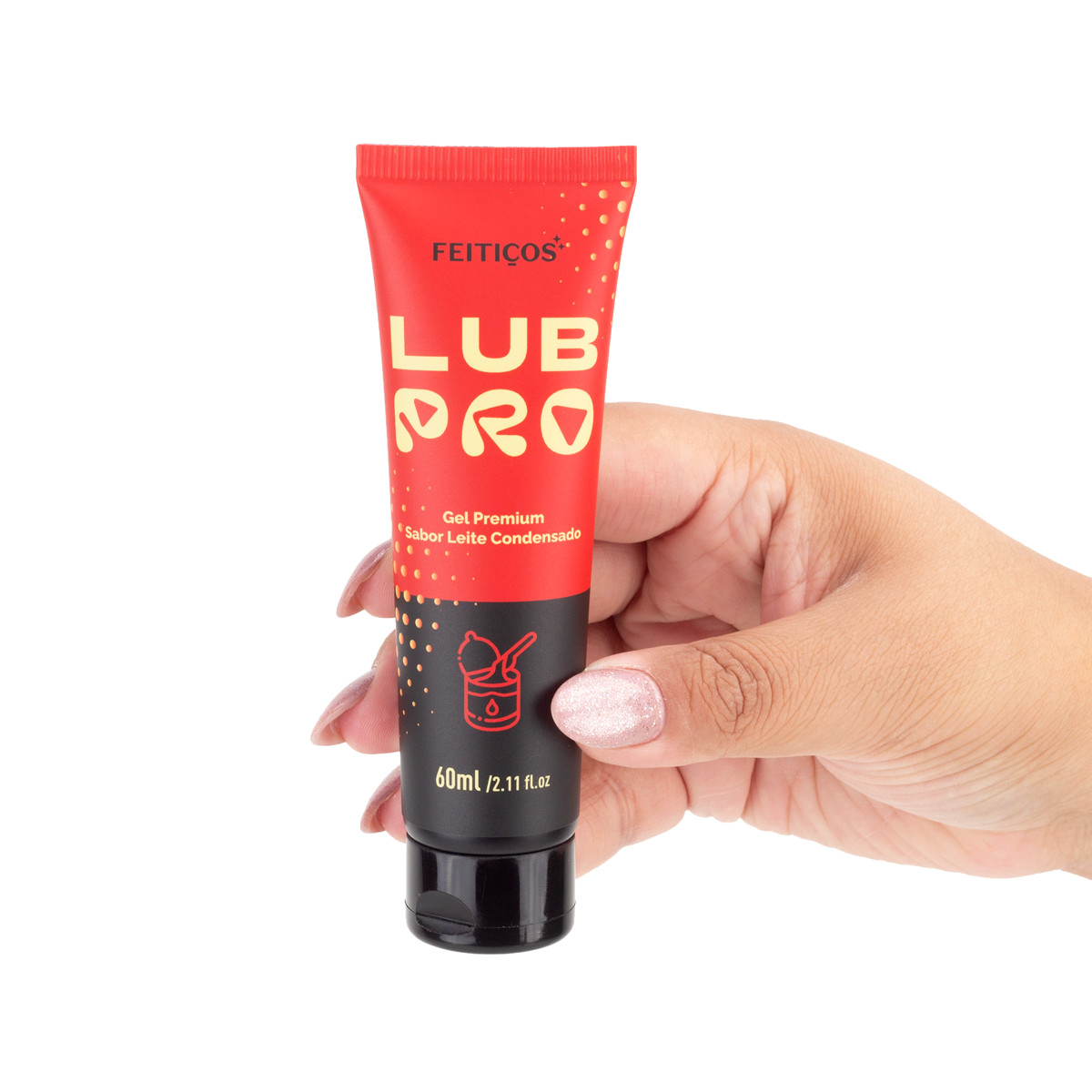 Gel Lubrificante Íntimo Beijável com Aloe Vera - Feitiços LubPro Premium | 60ml | Disponível em 3 Sabores - 13