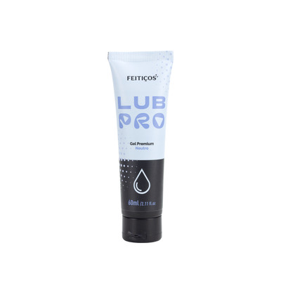 Foto 1 do produto Gel Lubrificante Íntimo Neutro Premium com Extrato de Aloe Vera - Feitiços LubPro | 60ml
