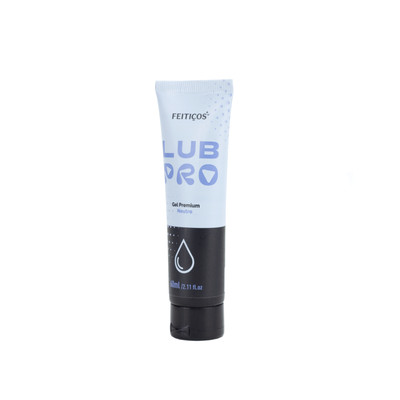 Foto 2 do produto Gel Lubrificante Íntimo Neutro Premium com Extrato de Aloe Vera - Feitiços LubPro | 60ml