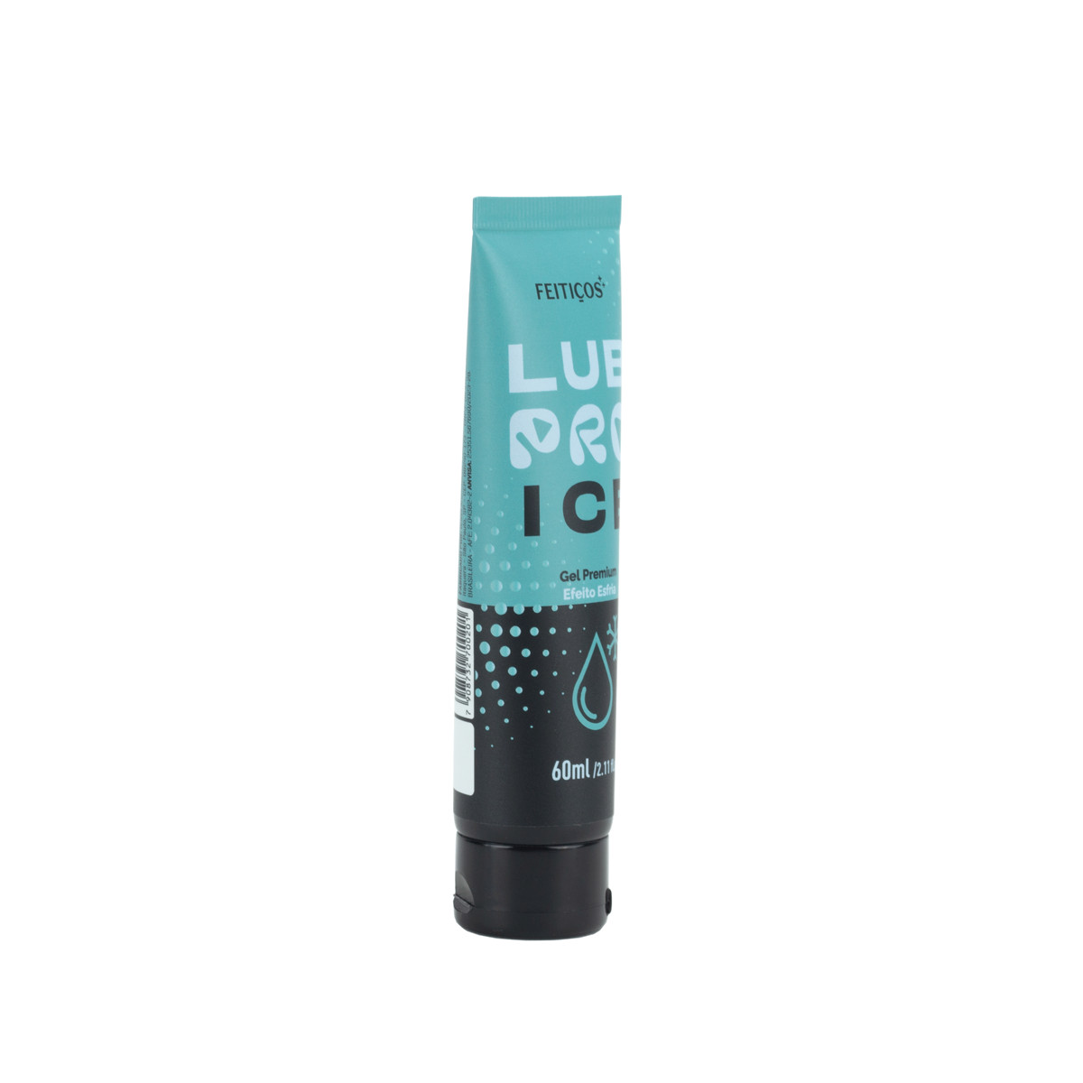 Gel Lubrificante Íntimo Premium com Aloe Vera e Efeito Refrescante - Feitiços LubPro Ice | 60ml | Disponível em 2 Sabores - 2