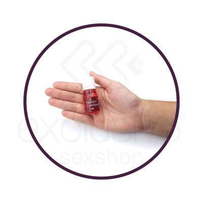 Foto 2 do produto Gel Lubrificante Íntimo para Partes Íntimas À Base de Água Sabor de Morango - 15 ml