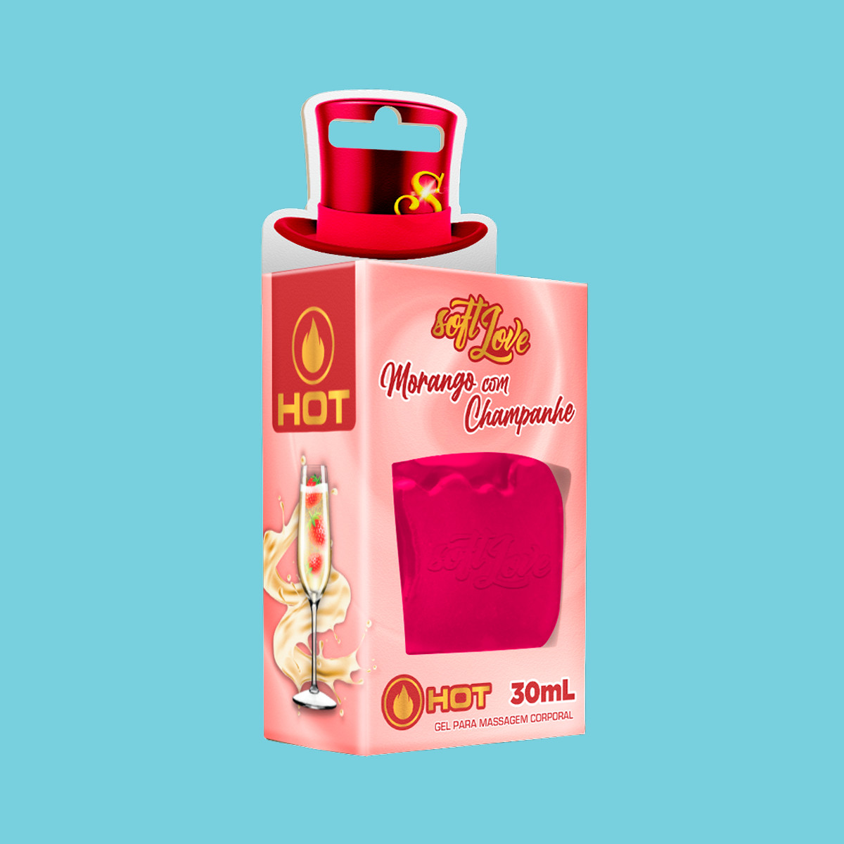 Gel Para Massagem Beijável com Sensação de Aquecimento - Soft Love Hot | 30ml | Disponível em 5 Sabores - 3