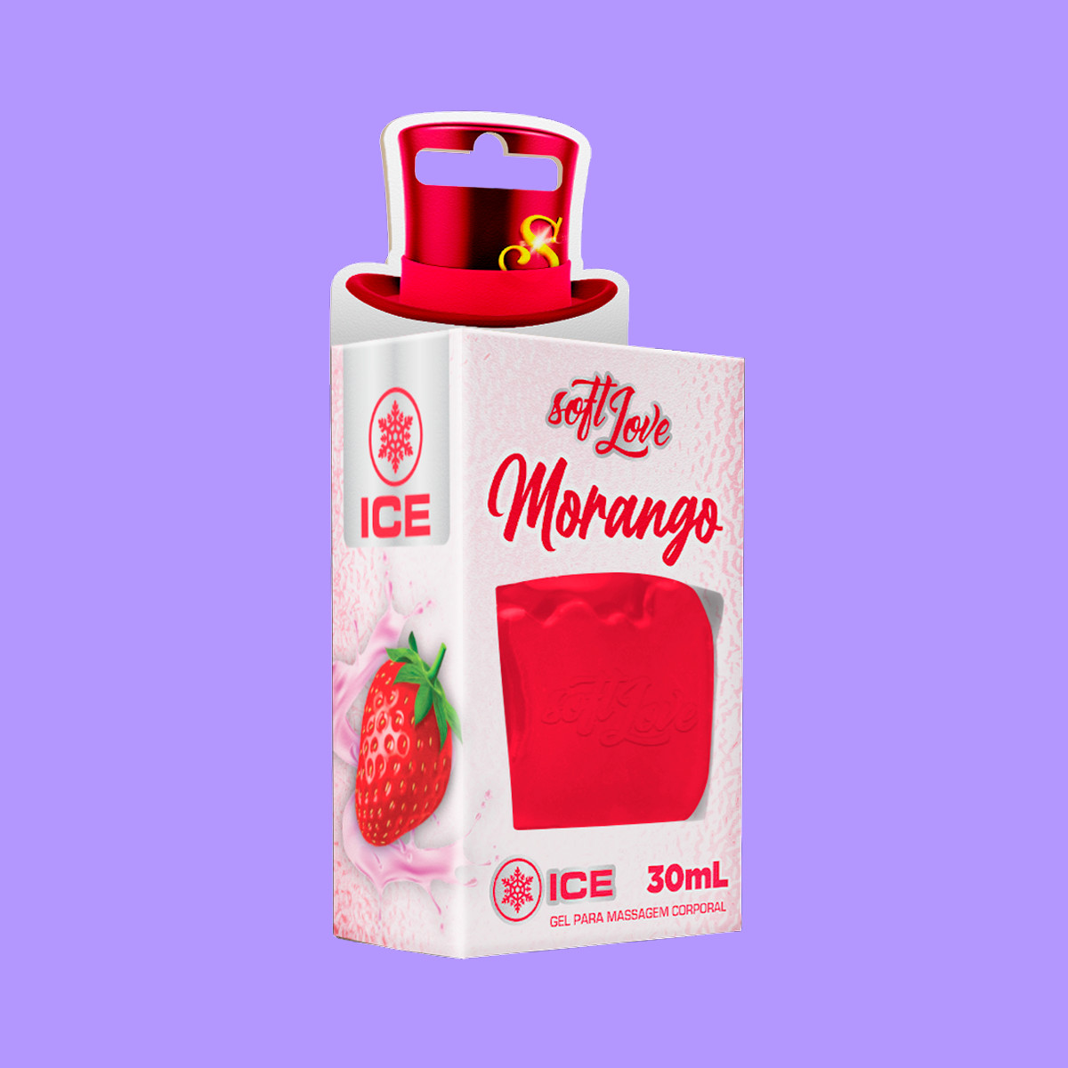 Gel Para Massagem Beijável com Sensação Refrescante - Soft Love Ice | 30ml | Disponível em 3 Sabores - 2