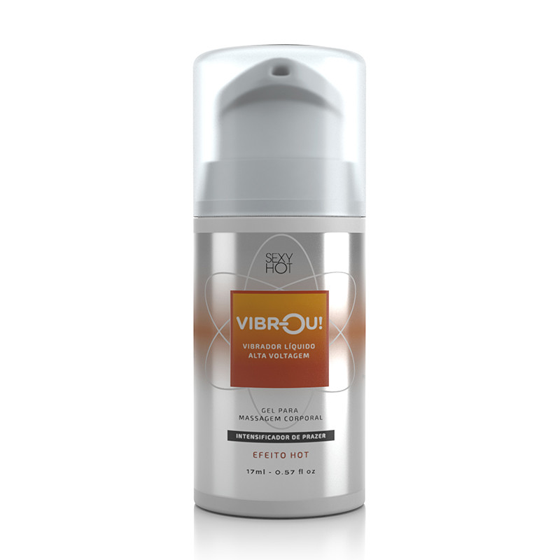 Gel para Massagem Corporal com Efeito Hot - Adão & Eva Vibrou! | 17ml - 2