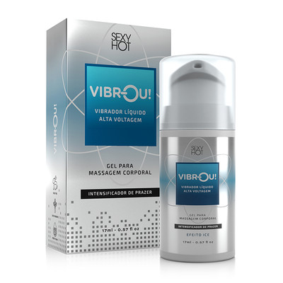 Foto 1 do produto Gel para Massagem Corporal com Efeito Ice - Adão & Eva Vibrou! | 17ml