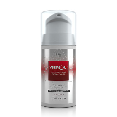 Gel para Massagem Corporal com Sabor Morango - Adão & Eva Vibrou! | 17ml