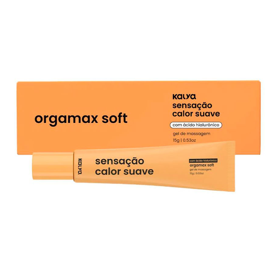 Gel para Massagem Hidratante com Ácido Hialurônico e Sensação de Calor Suave - Kalya Orgamax Soft | 15g - 3