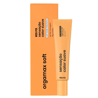 Foto 2 do produto Gel para Massagem Hidratante com Ácido Hialurônico e Sensação de Calor Suave - Kalya Orgamax Soft | 15g