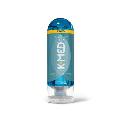 Gel Para Massagem e Lubrificante  Íntimo - K-Med Ice | 200g