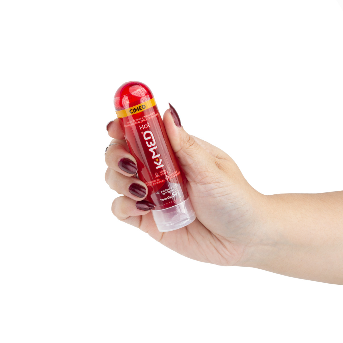 Gel Para Massagem e Lubrificante Íntimo com Sensação de Aquecimento Suave - K-Med Hot | 50g - 2
